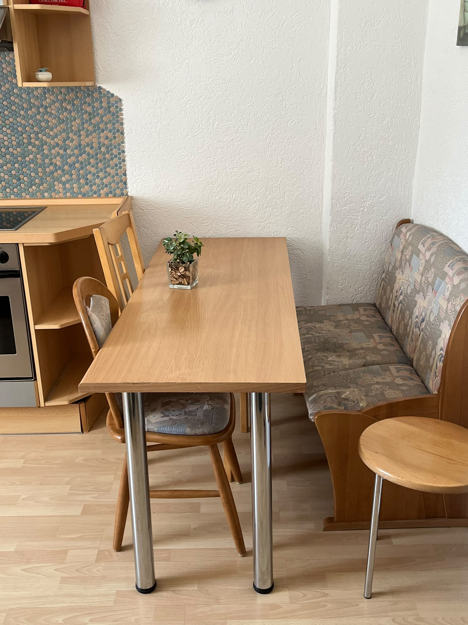 Essbereich der Gemeinschaftsküche in der 2. Etage